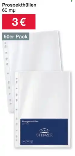 Woolworth Prospekthüllen STENZER Angebot