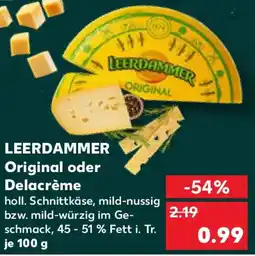 Kaufland Leerdammer Original oder Delacrème Angebot