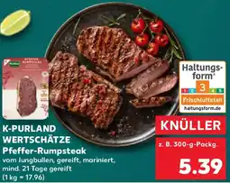 Kaufland K-purland wertschätze pfeffer-rumpsteak Angebot