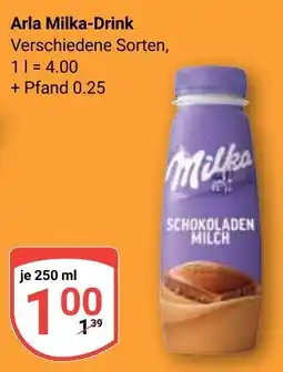 Globus Arla Milka-Drink SCHOKOLADEN MILCH Angebot
