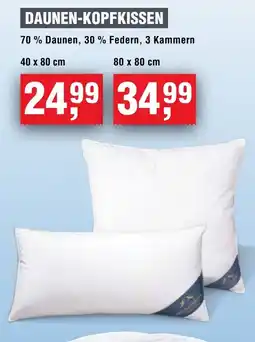 Handelshof Daunen-kopfkissen Angebot