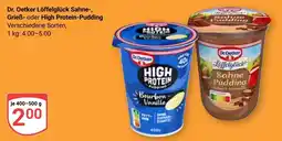 Globus Dr. Oetker Löffelglück Sahne-Pudding Angebot