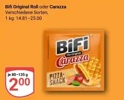 Globus Bifi Original Roll oder Carazza Angebot