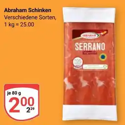 Globus Abraham Schinken Angebot