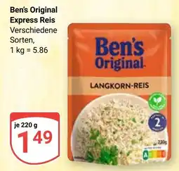 Globus Ben's Original LANGKORN-REIS Angebot