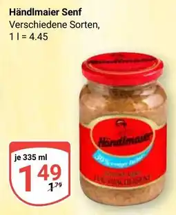 Globus Händlmaier Senf Angebot