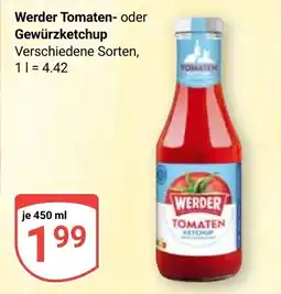 Globus Werder Tomatenketchup Angebot