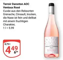 Globus Terroir Daronton AOC Ventoux Rosé Angebot