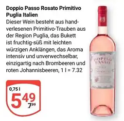 Globus Doppio Passo Rosato Primitivo Puglia Italien Angebot