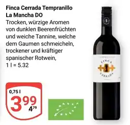 Globus Finca Cerrada Tempranillo La Mancha DO Angebot
