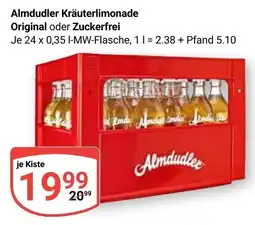 Globus Almdudler Kräuterlimonade Angebot
