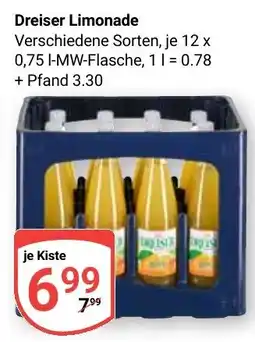 Globus Dreiser Limonade Angebot