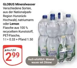 Globus GLOBUS Mineralwasser Angebot