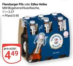 Globus Flensburger Pils oder Edles Helles Angebot