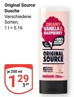 Globus Original Source Dusche Angebot