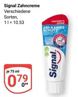 Globus Signal Zahnpasta Angebot