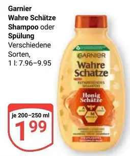 Globus Garnier Wahre Schätze Shampoo Angebot