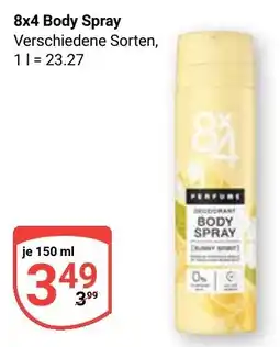 Globus 8x4 Body Spray Angebot