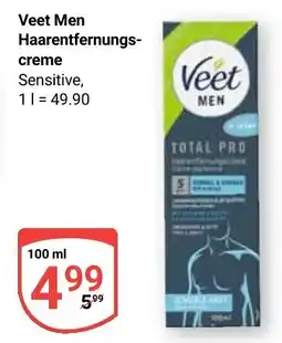 Globus Veet Men Haarentfernungscreme Sensitive Angebot