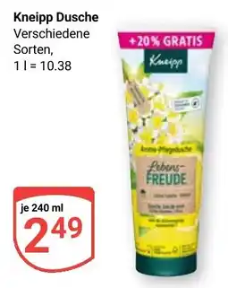 Globus Kneipp Dusche Angebot