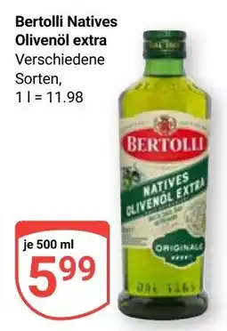 Globus Bertolli Olivenöl extra Angebot