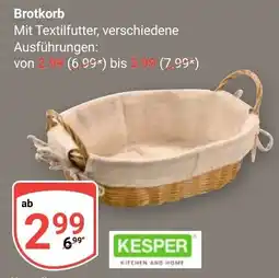 Globus Brotkorb KESPER Angebot