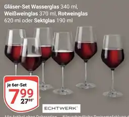 Globus Echtwerk Gläser-Set Wasserglas Angebot