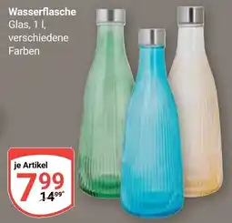 Globus Wasserflasche Glas Angebot
