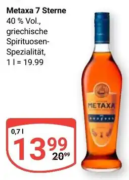 Globus Metaxa 7 Sterne Angebot