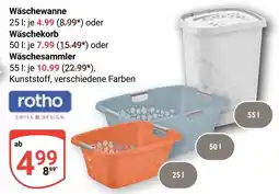 Globus Wäschekorb rotho Angebot