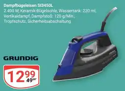 Globus Grundig Dampfbügeleisen SI3450L Angebot