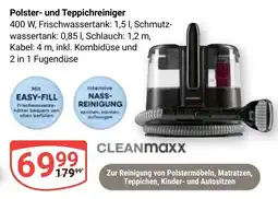 Globus Polster- und Teppichreiniger CLEANmaxx Angebot