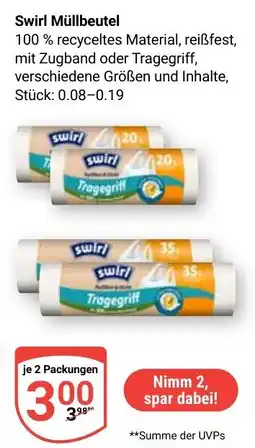 Globus Swirl Müllbeutel Angebot