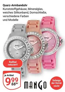 Globus Quarz-Armbanduhr MANGO Angebot