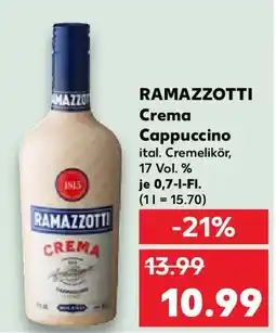 Kaufland Ramazzotti crema cappuccino Angebot