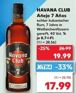 Kaufland Havana club añejo 7 años Angebot