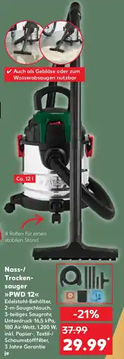 Kaufland Nass-/ Trockensauger PWD 12 Angebot