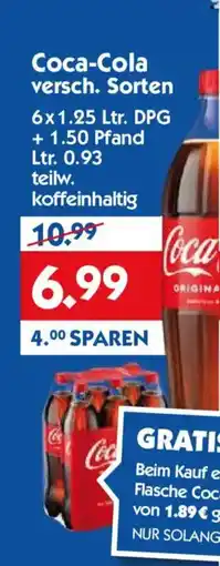 Hol'ab Getränkemarkt Coca-Cola versch. Sorten Angebot