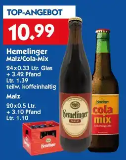 Hol'ab Getränkemarkt Hemelinger Malz/Cola-Mix Angebot