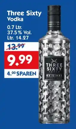Hol'ab Getränkemarkt Three Sixty Vodka Angebot