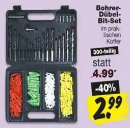 Repo Markt Bohrer-Dübel-Bit-Set Angebot