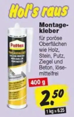Repo Markt Pattex Montagekleber Angebot