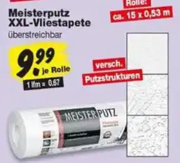 Repo Markt Meisterputz XXL-Vliestapete Angebot