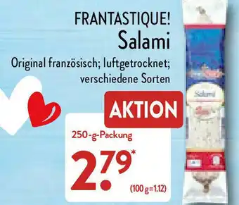 Aldi Nord Frantastique! Salami 250g Angebot