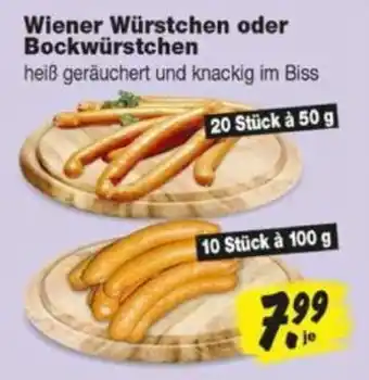 Repo Markt Wiener Würstchen oder Bockwürstchen Angebot