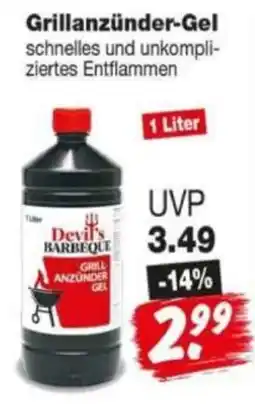 Repo Markt Devil's BARBEQUE Grillanzunder Gel Angebot