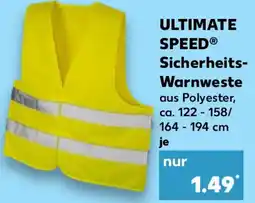 Kaufland ULTIMATE SPEED Sicherheits Warnweste Angebot