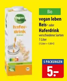 Famila Nord Ost vegan leben Haferdrink Angebot