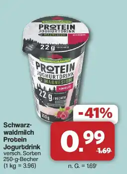 Famila Nord West Schwarzwaldmilch Protein Joghurtdrink Angebot