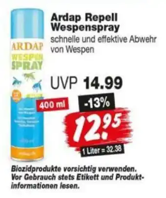 Repo Markt Ardap Repell Wespenspray Angebot
